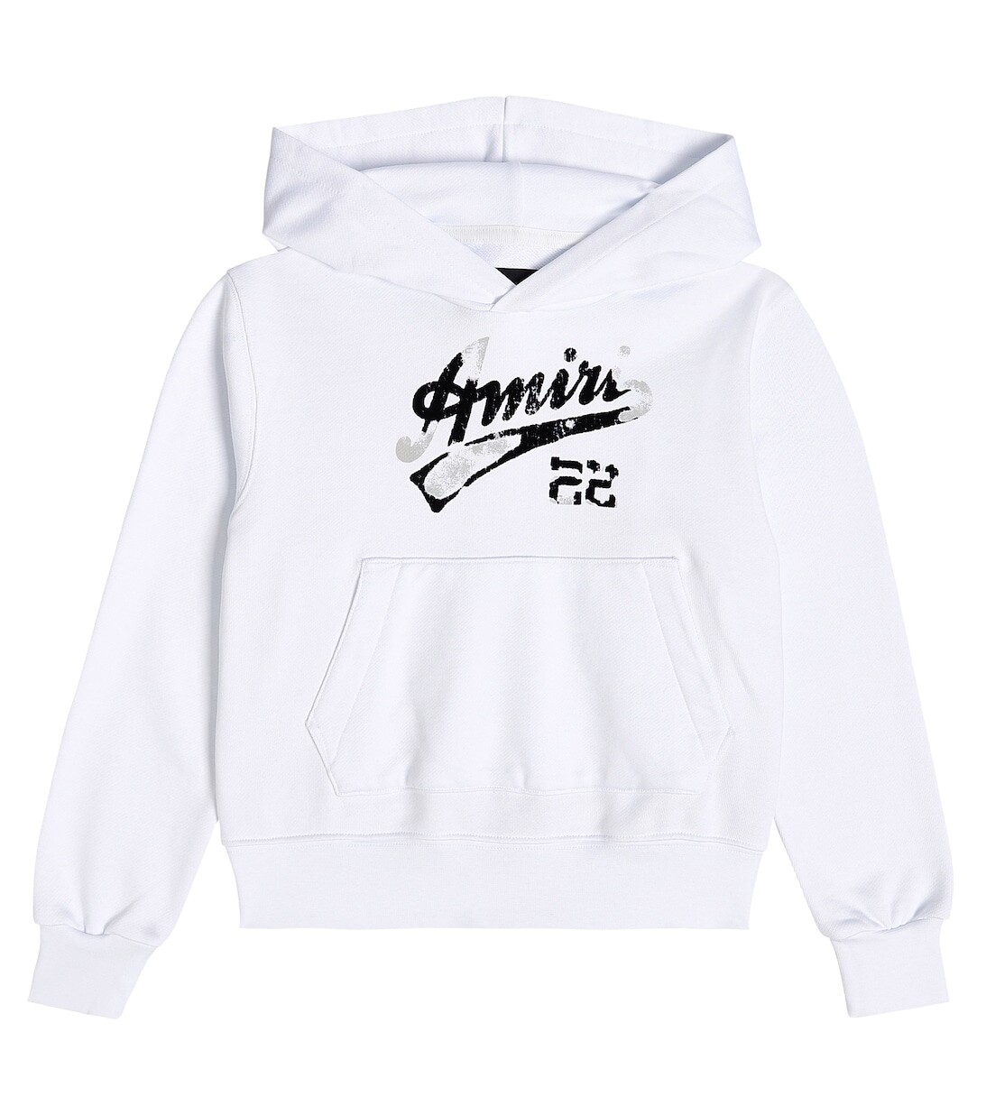 

Худи из хлопка с принтом Amiri, белый