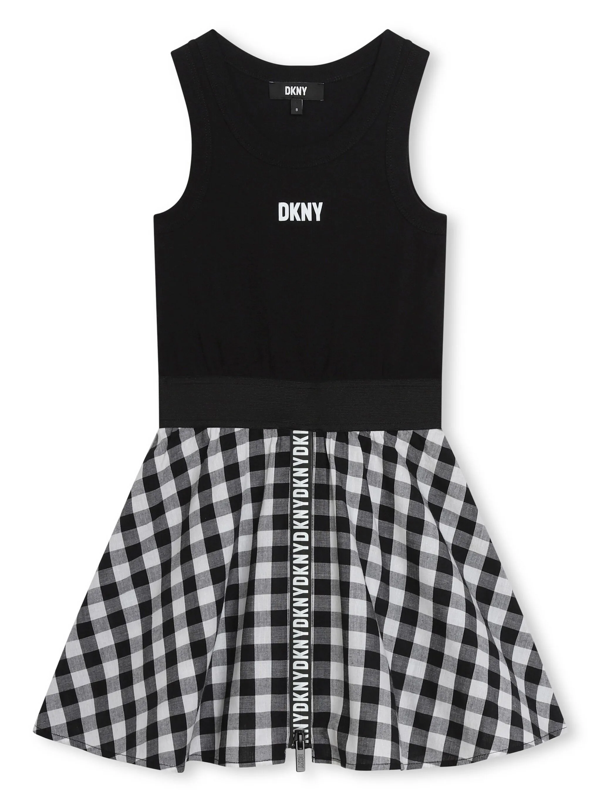 

Платье с логотипом Dkny Kids, черный