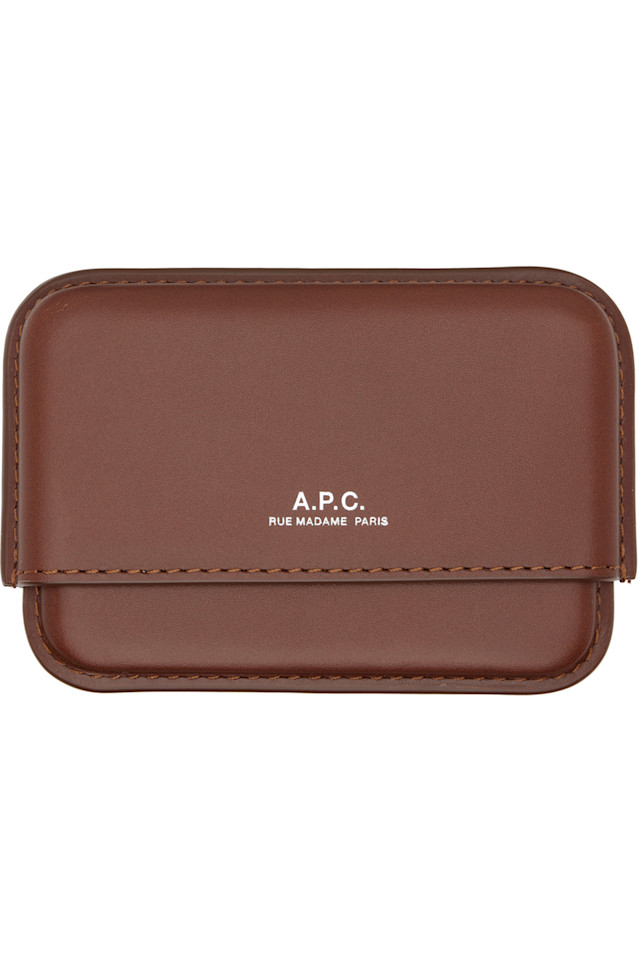 

A.P.C. Коричневый держатель для карт Magna Carta