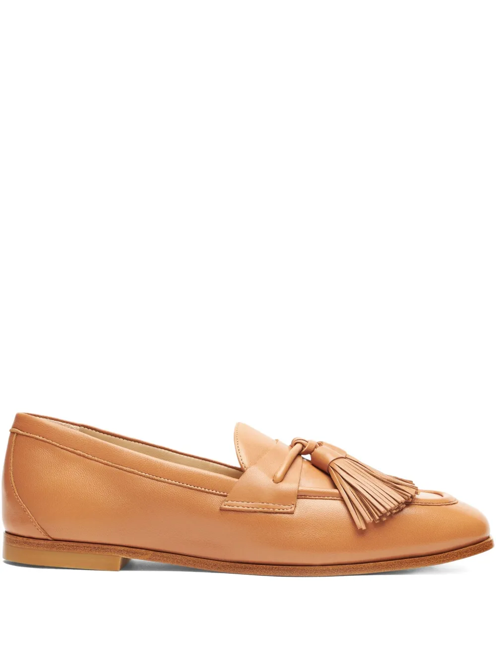 Лоферы с кисточками Stuart Weitzman, коричневый