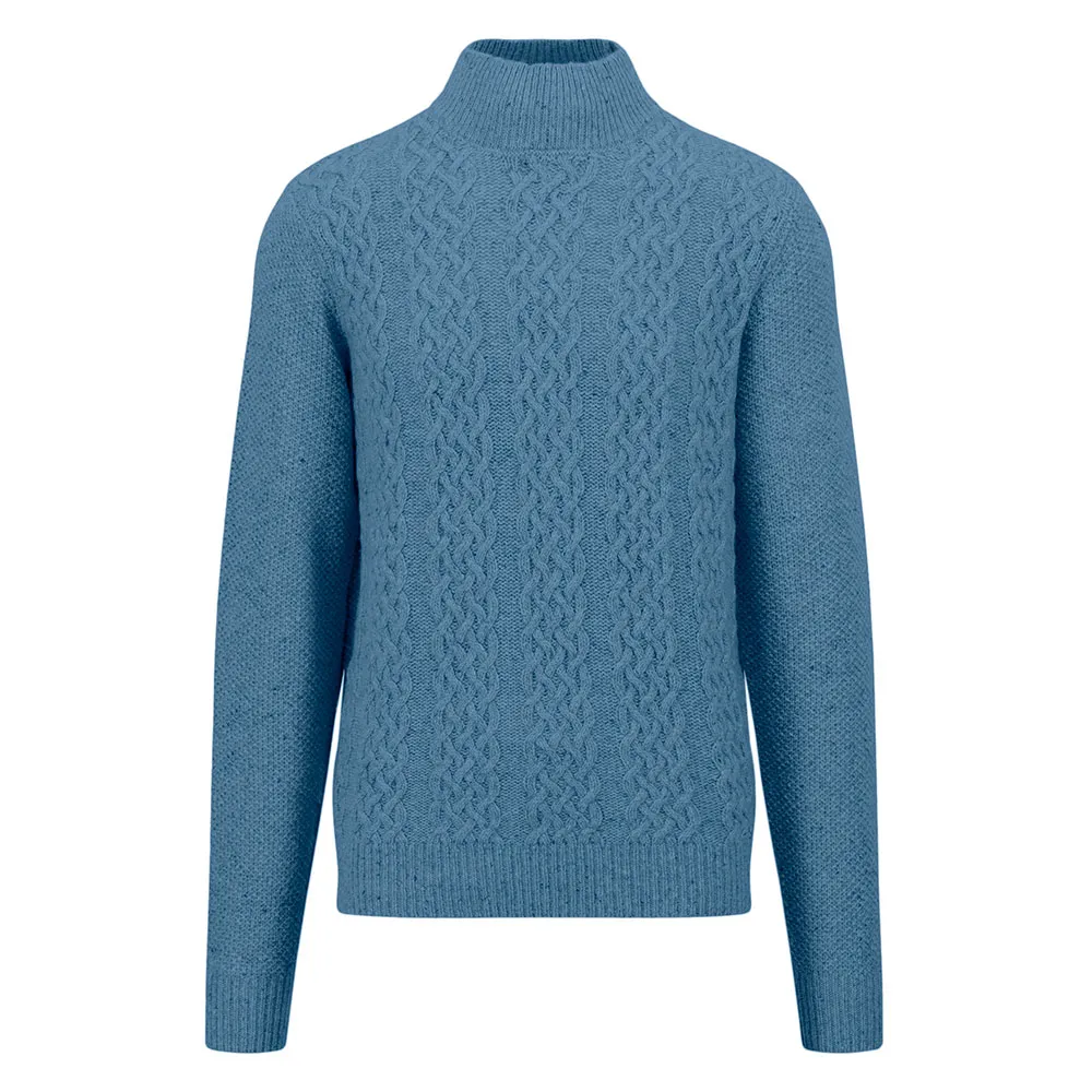 

Свитер Fynch Hatton 1410349 high neck, синий