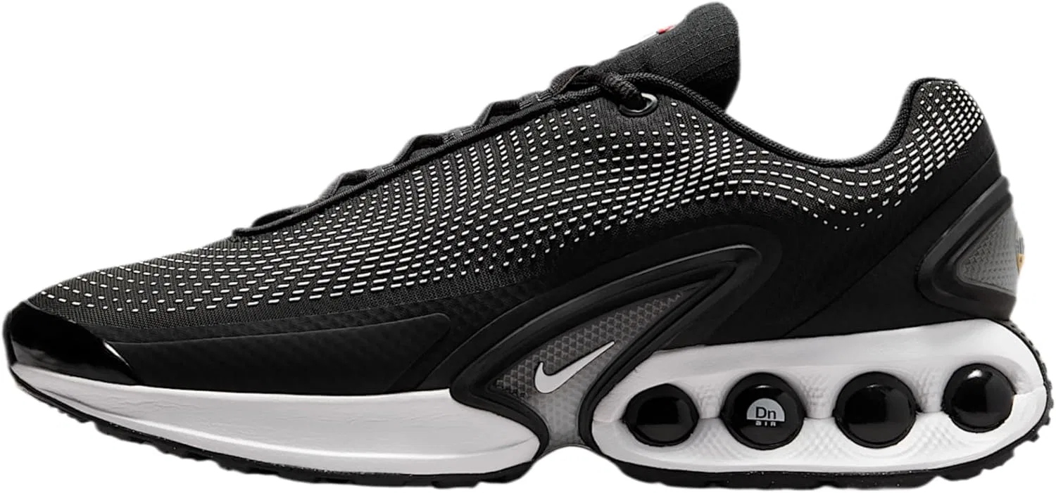 Мужские кроссовки NIKE Air Max DN, модная обувь, Black White Wolf Grey