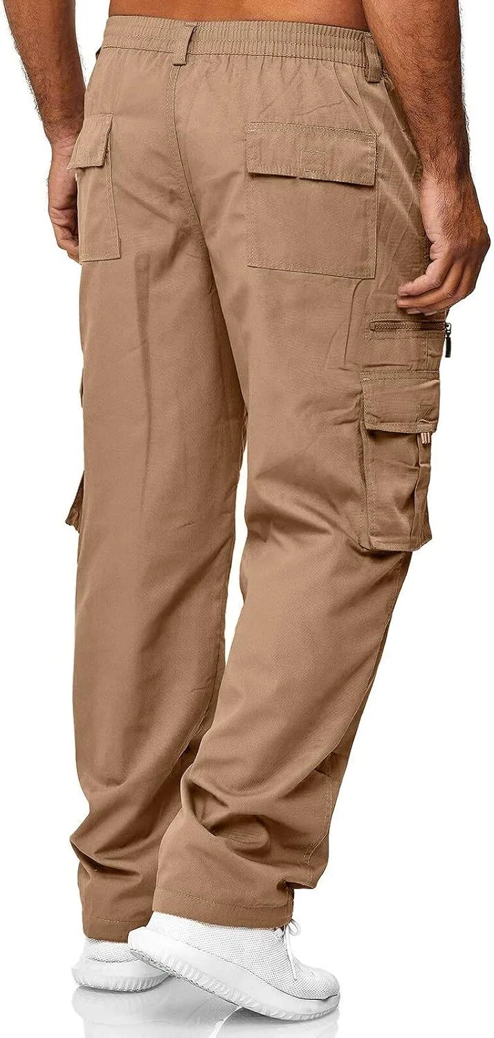 Джинсы карго, мужские, Khaki — фото 3