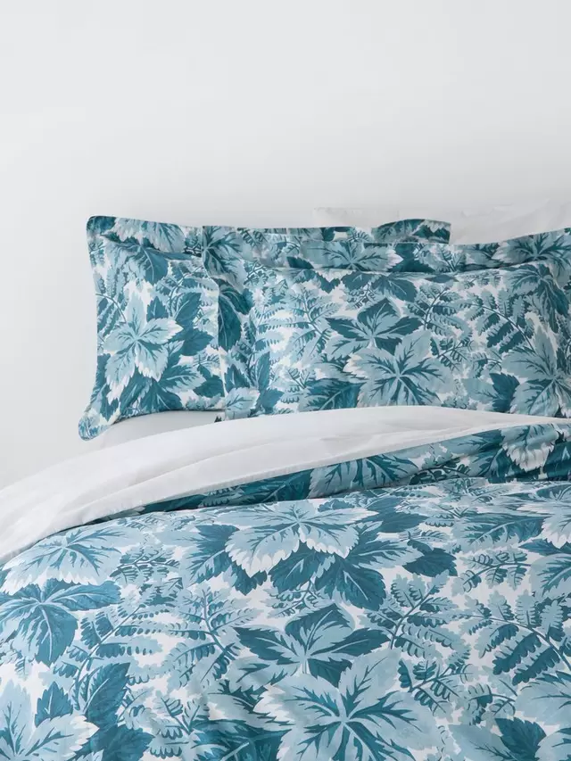 

Комплект пододеяльников John Lewis X Collagerie Botany Duvet, цвет petrol