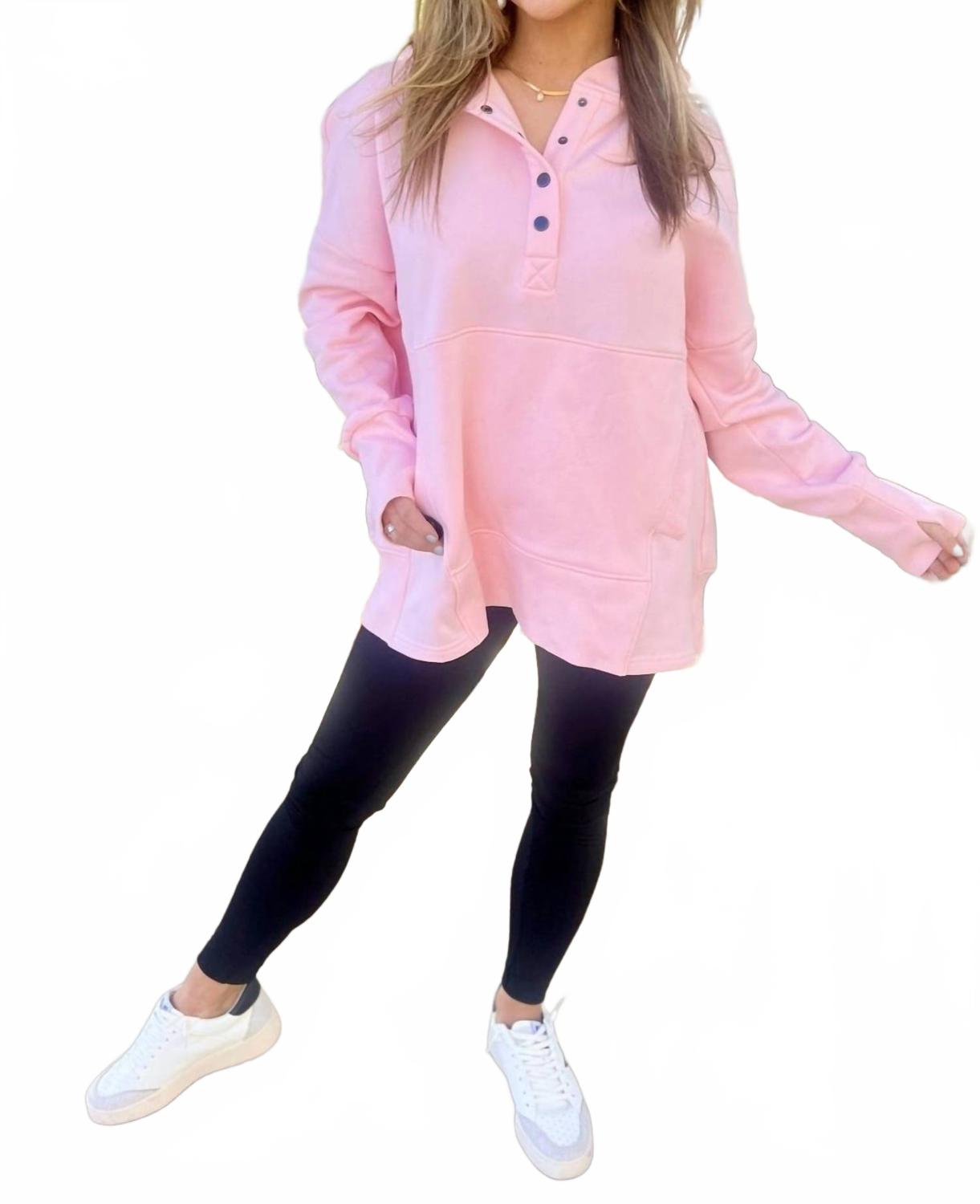 

Much Ado Худи-топ Hannah светло-розового цвета