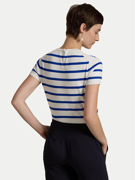 Свободный свитер 211891886006 Polo Ralph Lauren, белый — фото 3