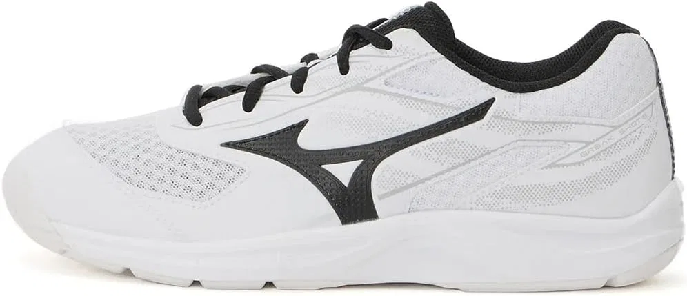 Кроссовки Mizuno Break Shot 5 CS White/Black/Harbor Mist — фото 2