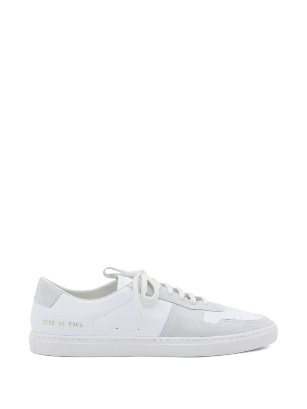Кожаные кроссовки с вставками Common Projects, белый