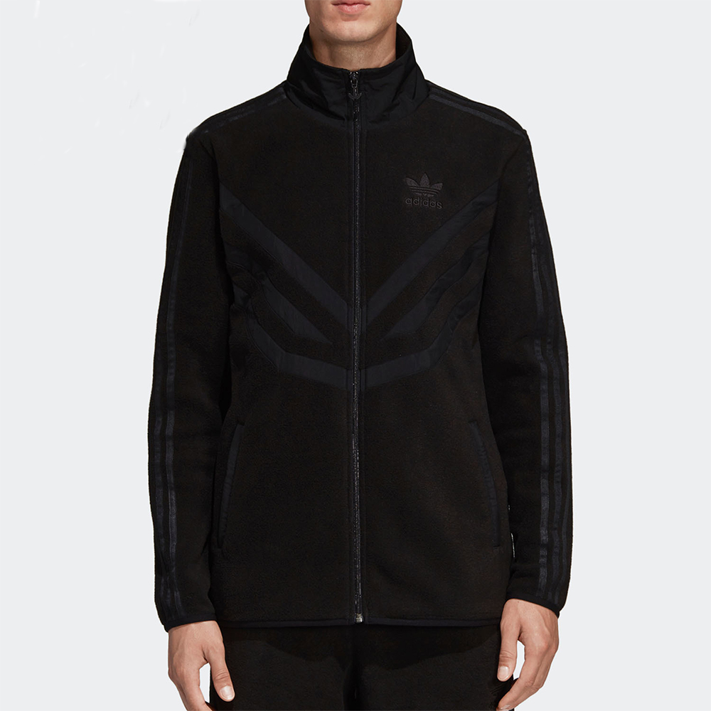 Adidas Originals Куртка мужская Stand Collar черная Moderate Others — фото 4