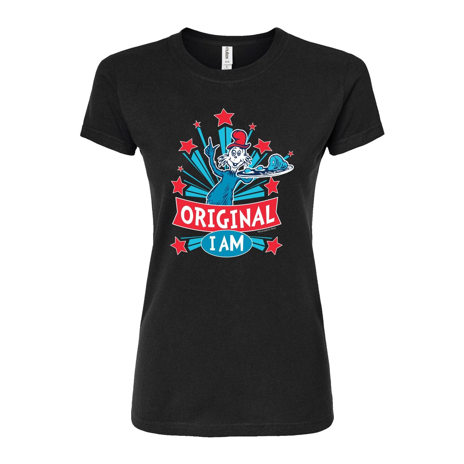 

Детская футболка с рисунком Dr. Seuss Original I Am Fitted Licensed Character, черный
