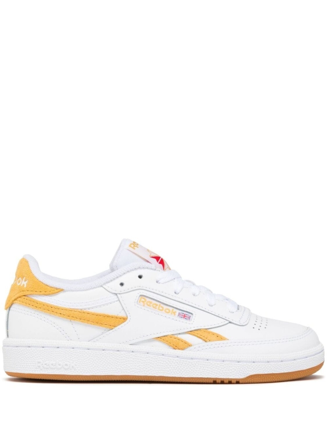 

Кроссовки Reebok Club C Revenge, белый/желтый