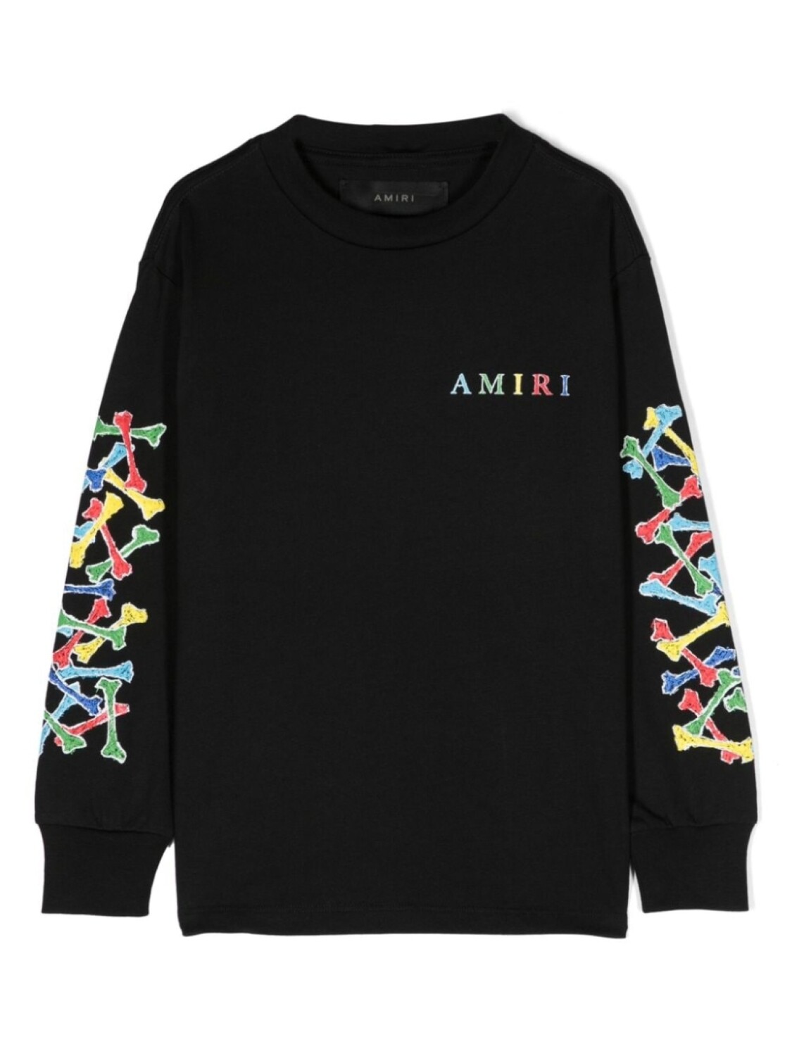 

AMIRI KIDS футболка с логотипом, черный