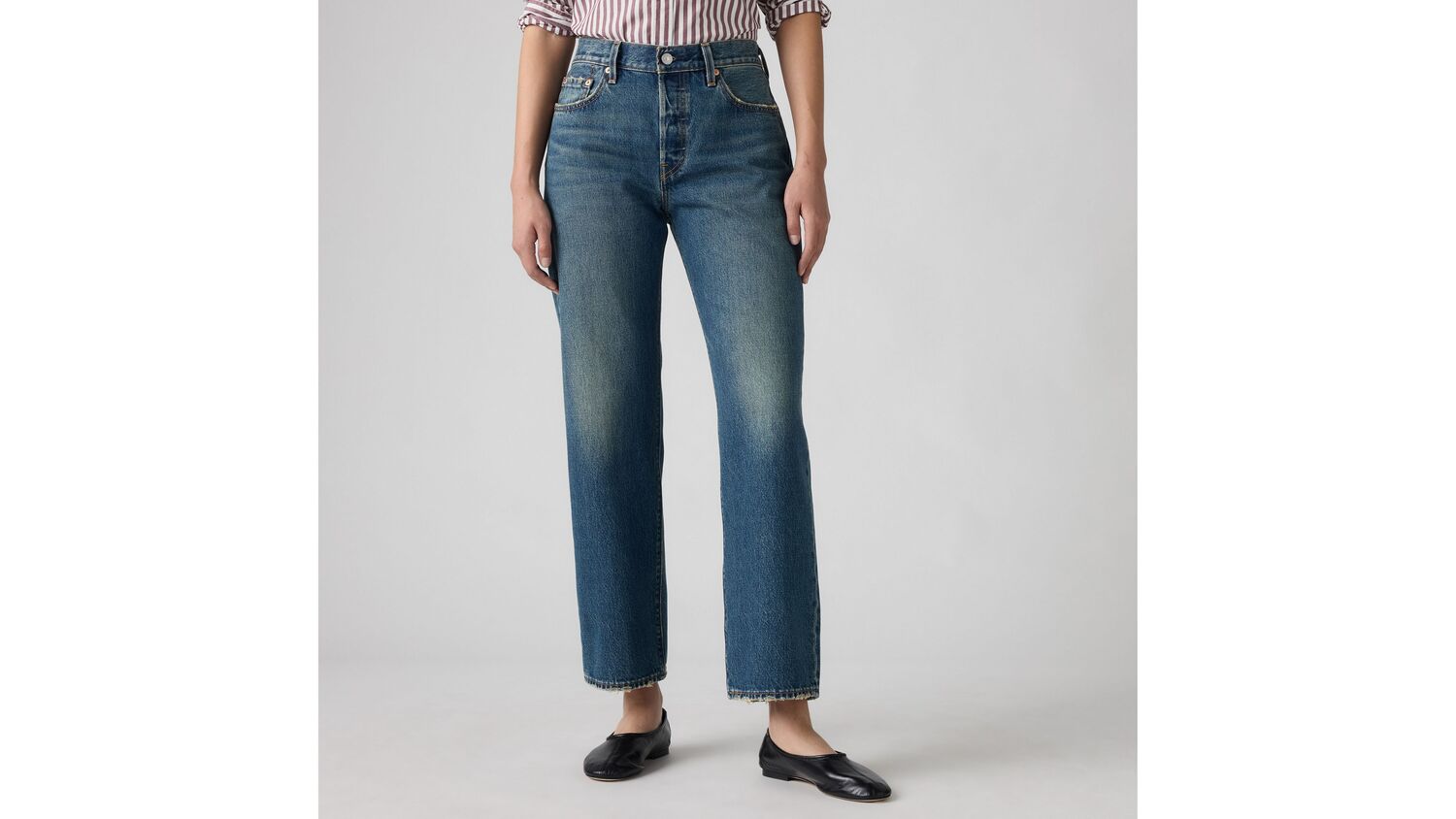 Женские джинсы 501 90-х годов длиной до щиколотки Levi's, Vanity Agenda - Medium Wash — фото 2