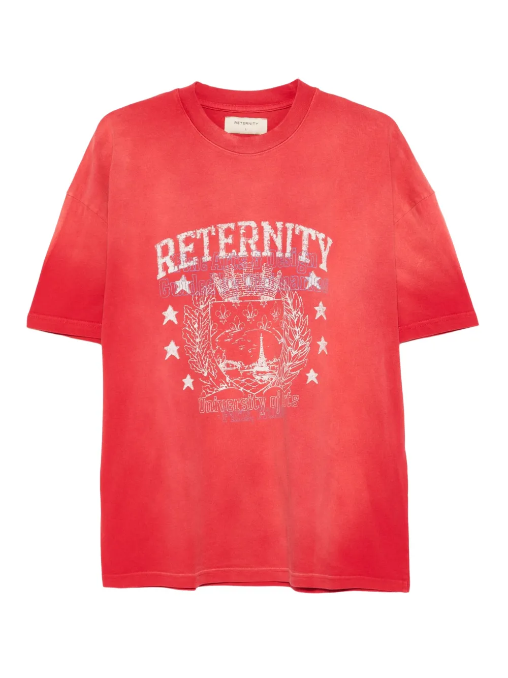 

Футболка с графичным принтом RETERNITY, красный