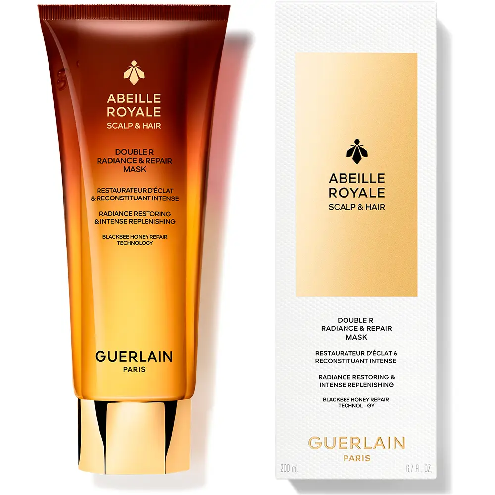 Маска для волос Abeille royale scalp & hair mascarilla iluminadora y reparadora Guerlain, 200 мл. — фото 2