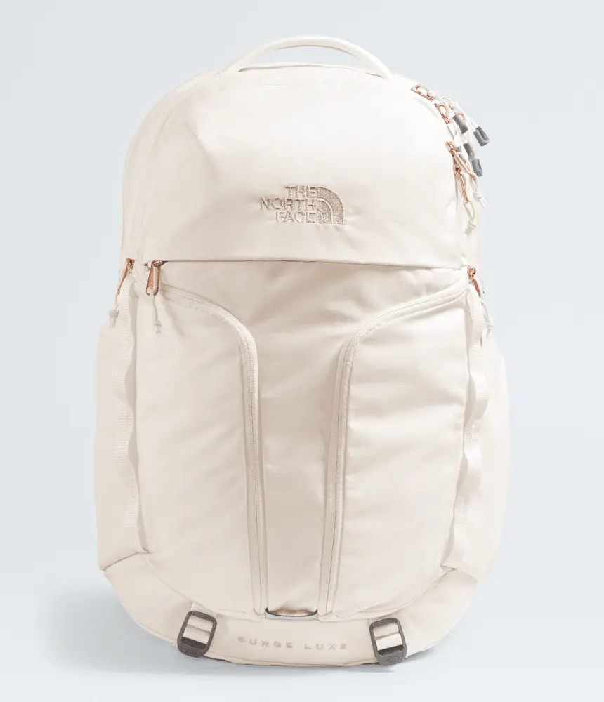 

Женский рюкзак Surge Luxe The North Face, Gardenia White/Burnt Coral Metallic