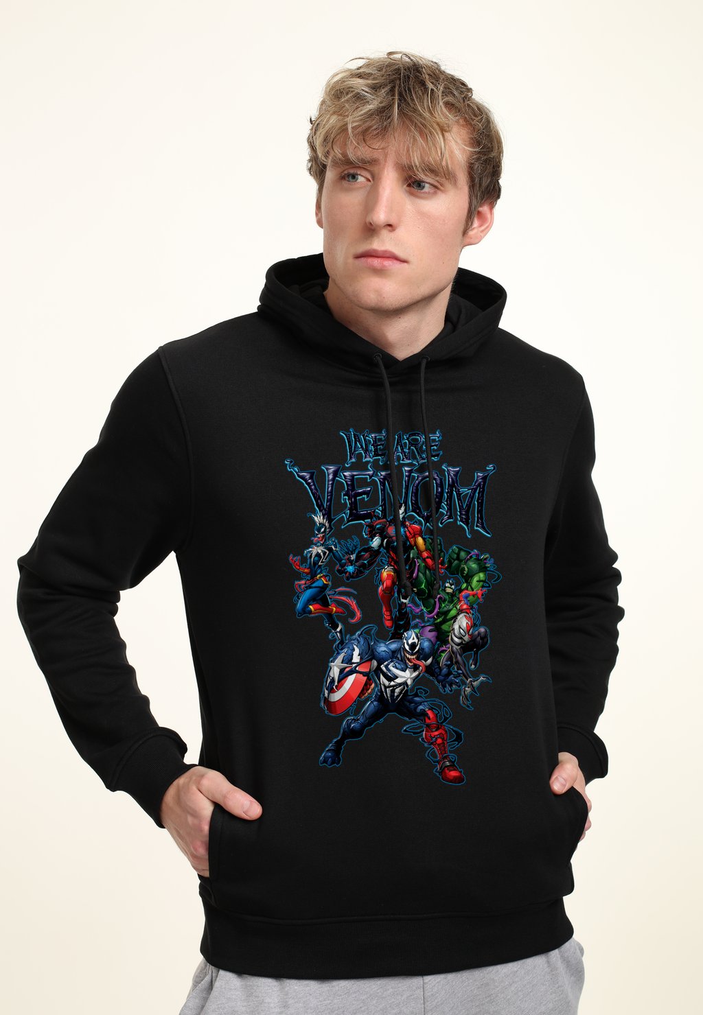 

Толстовка с капюшоном MARVEL AVENGERS WE ARE Marvel, черный