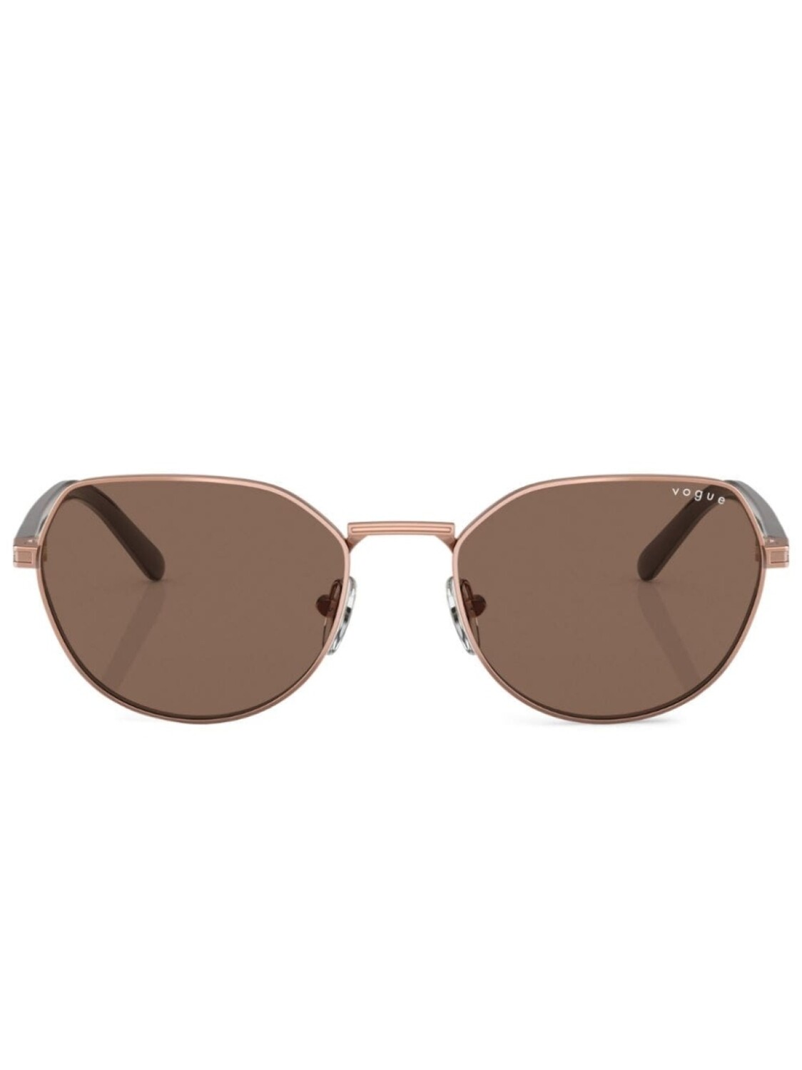 

Солнцезащитные очки в круглой оправе Vogue Eyewear, золотистый