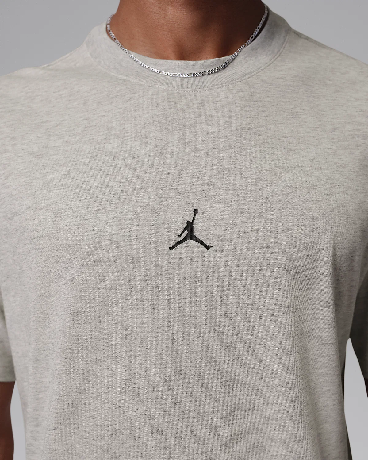 Мужская футболка Dri-FIT Jumpman Jordan Sport, Grey Heather/Black — фото 4