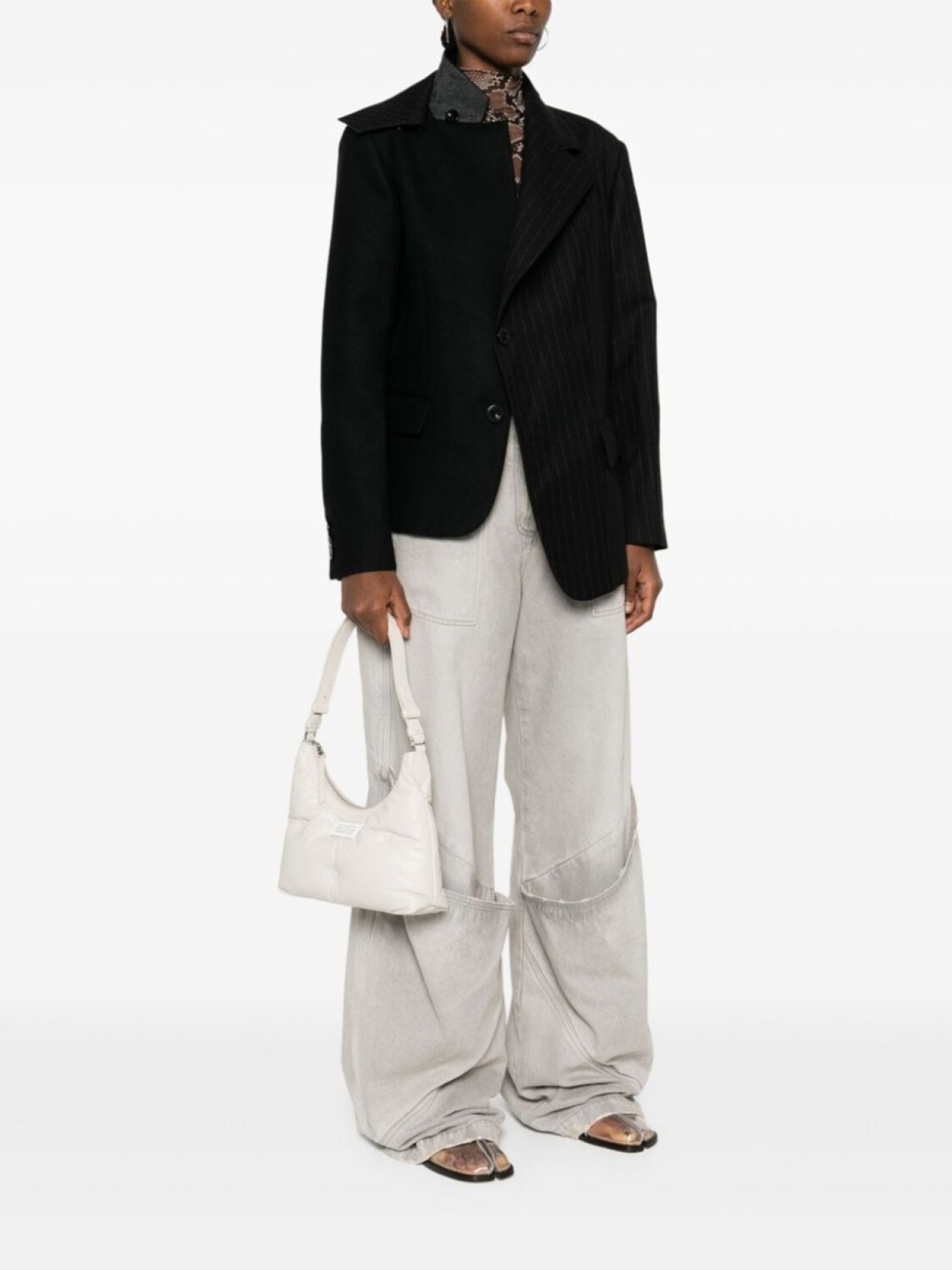 Маленькая сумка Maison Margiela Glam Slam, нейтральный цвет — фото 2
