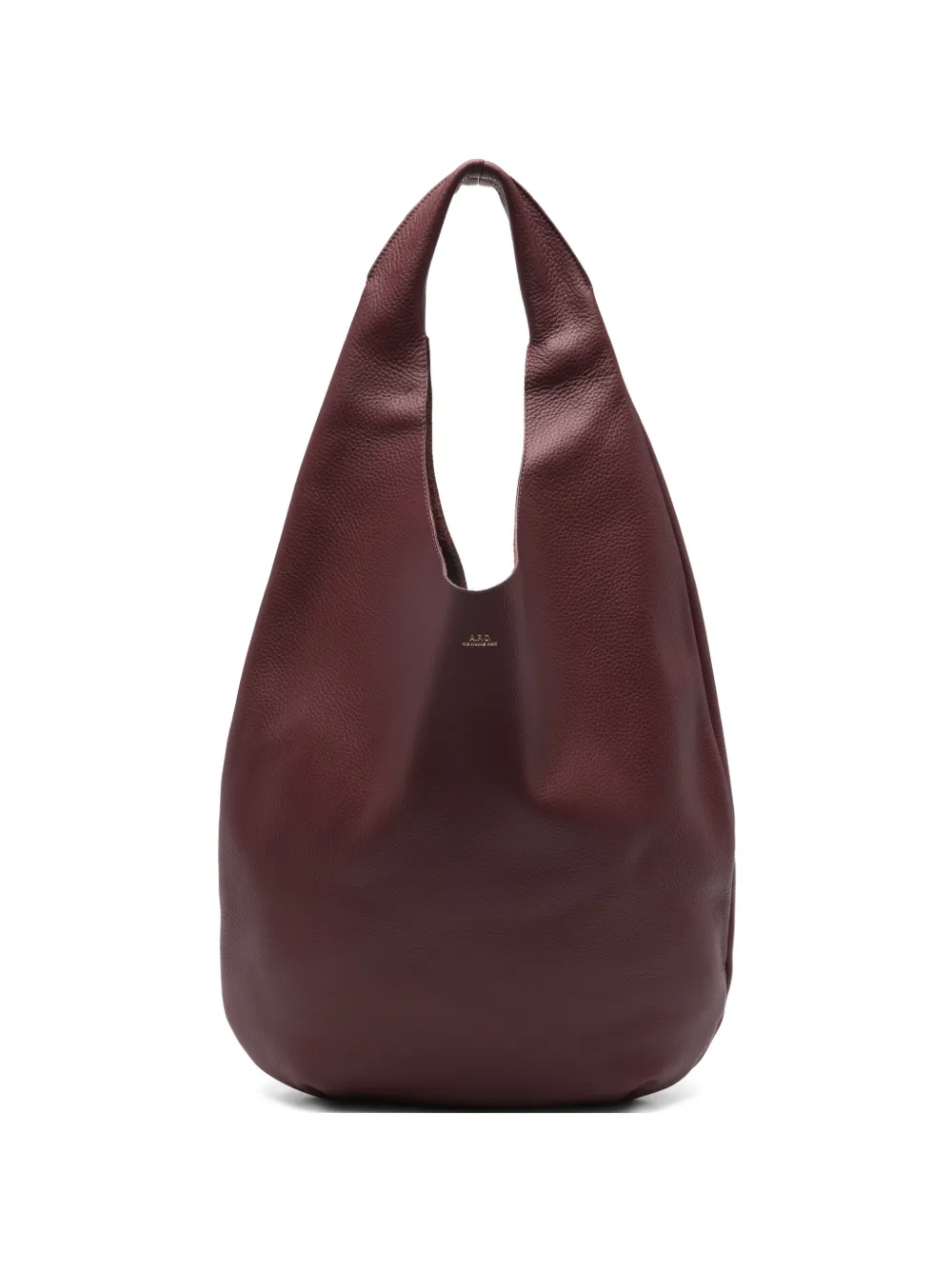 

Тисненая сумка-тоут Le Neige A.P.C., красный