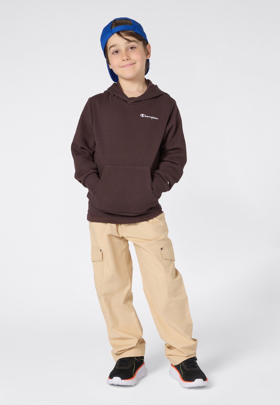 Худи Champion ICONS CONTRAST HOODIE UNISEX, Chocolate Ganache/Bordeaux — фото 2