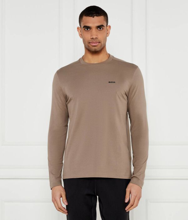 

Футболка с длинным рукавом длинная Regular fit Boss Green, коричневый