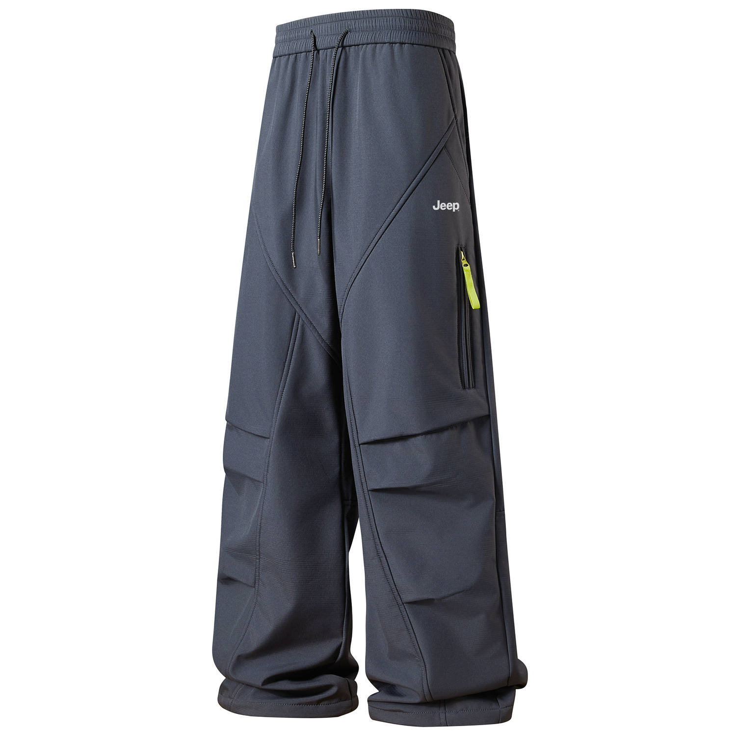 

Повседневные брюки Unisex утепленные и с флисовой подкладкой Parachute Jeep, темно-серый