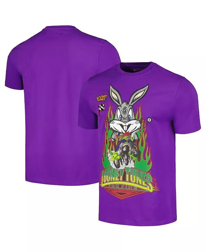 

Мужская и женская фиолетовая футболка Bugs Bunny Looney Tunes с 3 глазами Bugs Freeze Max, фиолетовый