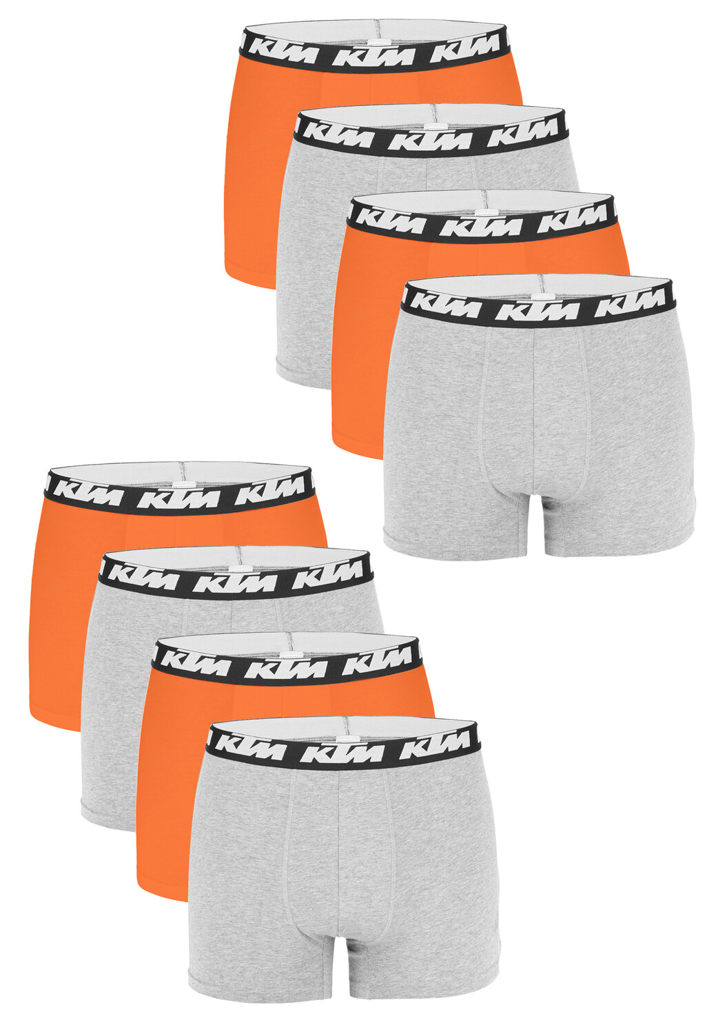 

Боксеры KTM Boxershorts 8 шт, цвет Light Grey / Orange