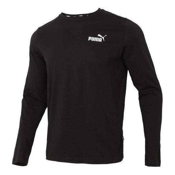 

Футболка essentials long sleeve t-shirt 'black' Puma, черный