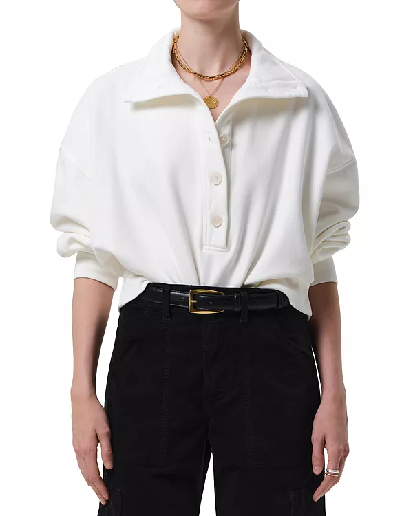 

Толстовка с воротником-стойкой Mirelle Citizens Of Humanity, белый