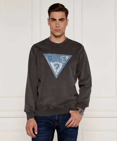 

Толстовка Regular fit Guess Jeans, серый
