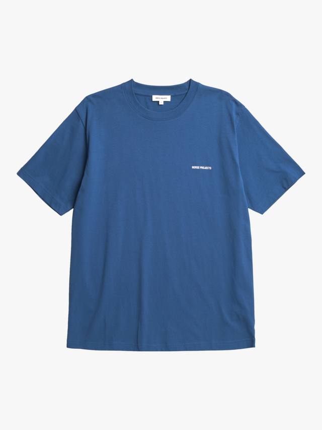

Футболка хлопковая с принтом логотипа Norse Projects, Estate Blue