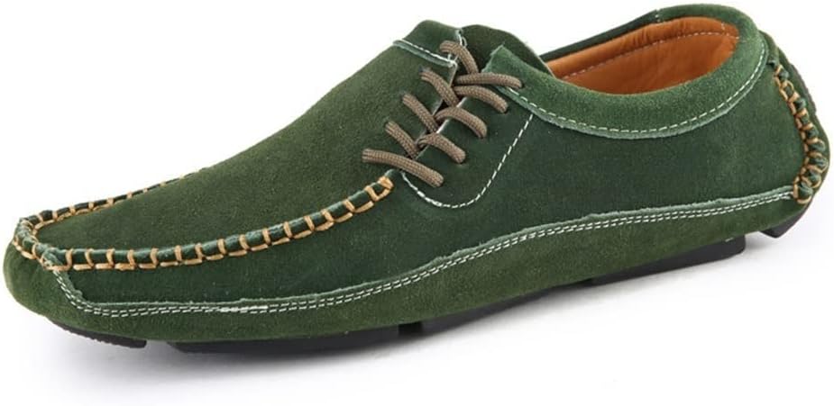 

Мужские слипоны XTYPE, замшевая верхняя часть, круглый носок, декоративная строчка, дышащие, износостойкие, гибкие, легкие, повседневные, без шнурков (Цвет: синий, Размер: 11)