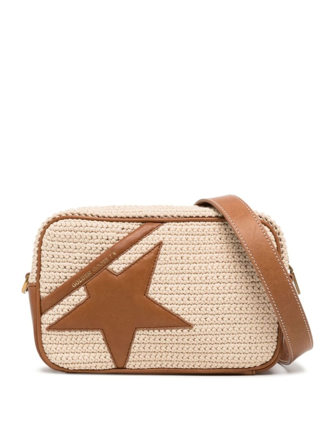 

Golden Goose сумка через плечо с нашивкой Star, коричневый