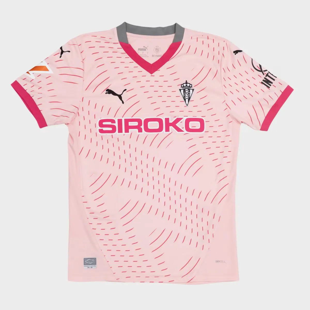 

Официальная футболка Real Sporting сезона 2024-25 Puma Kids Siroko, розовый