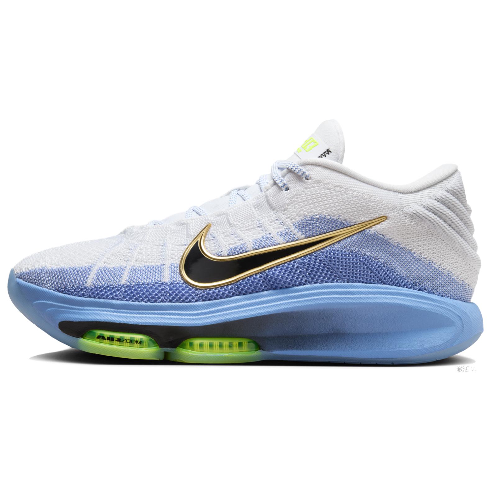 Nike Air Zoom GT Hustle 3 EP 'White Royal Pulse' в цвете University Red/Белый/Glacier Blue/Obsidian — фото 2