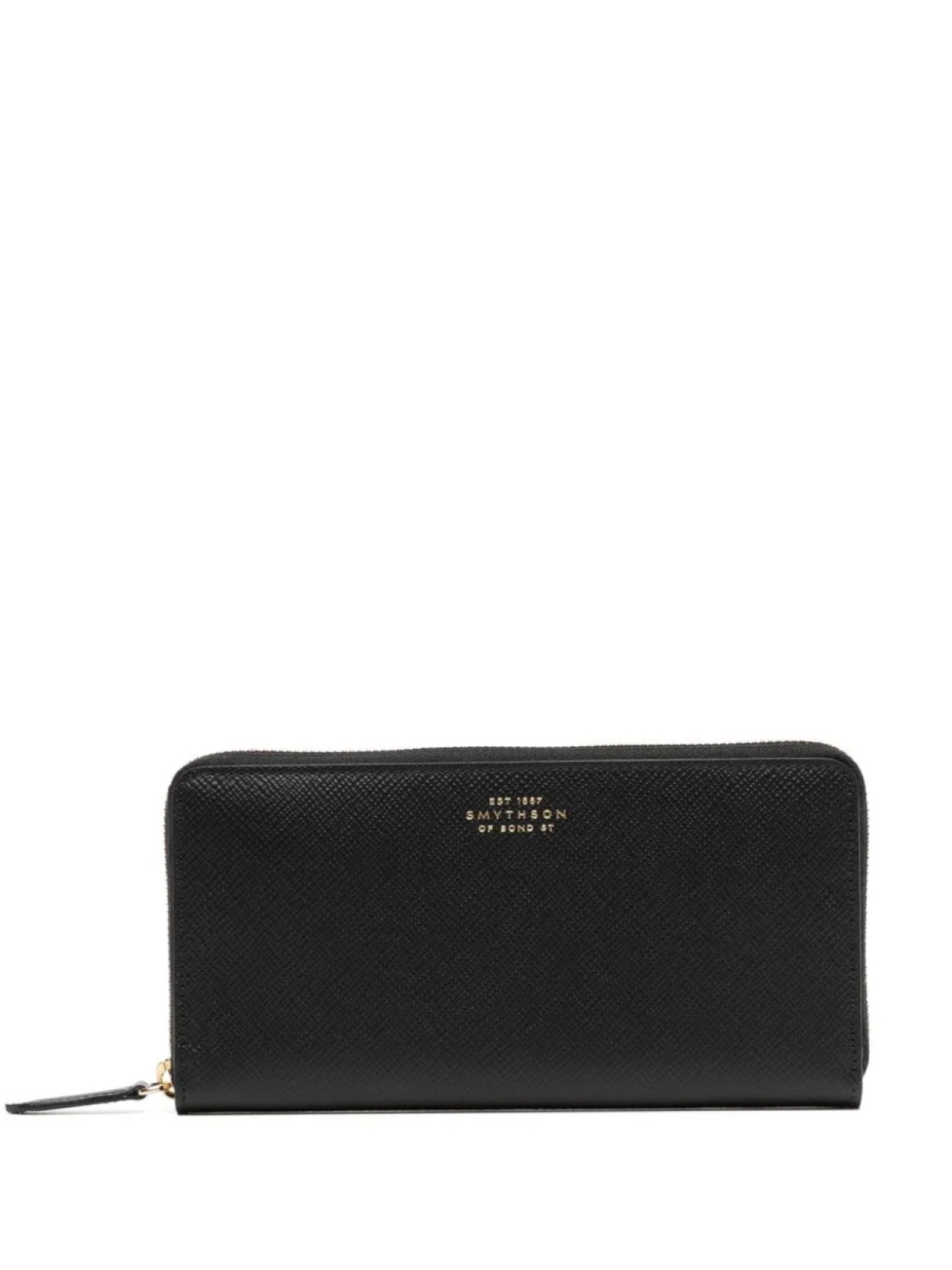 

Smythson кошелек на молнии, черный
