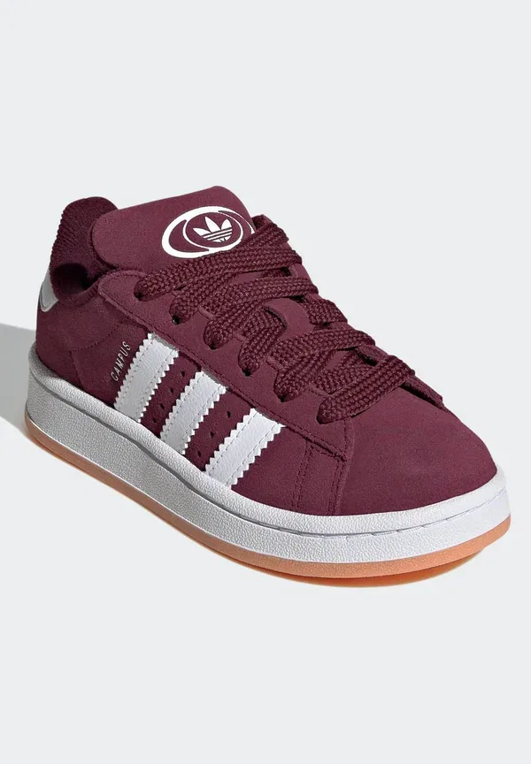 Кроссовки Campus Adidas Originals, бордово-бело-бежевый — фото 2