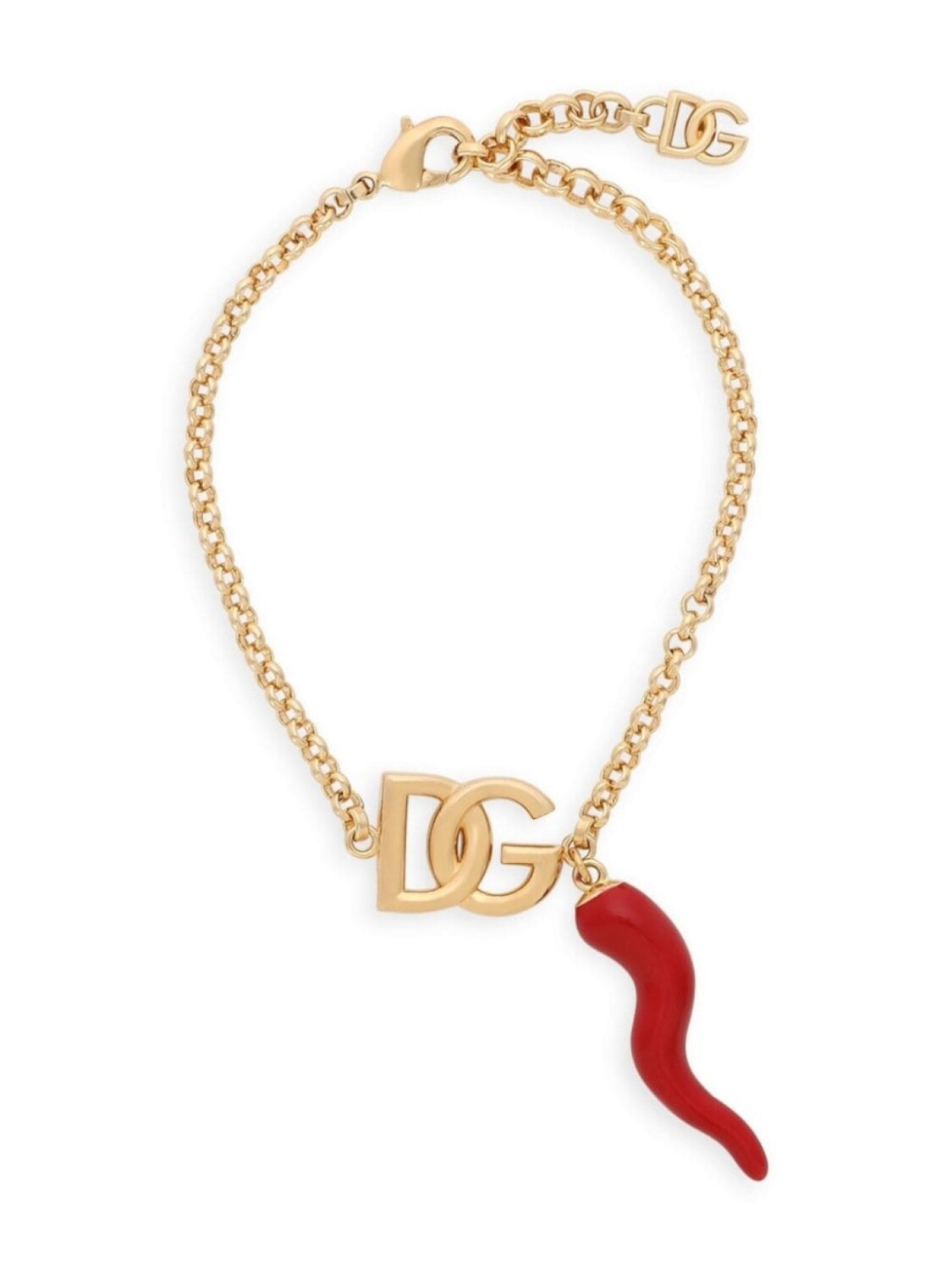 

Цепочный браслет с подвеской DG Dolce & Gabbana, золотой