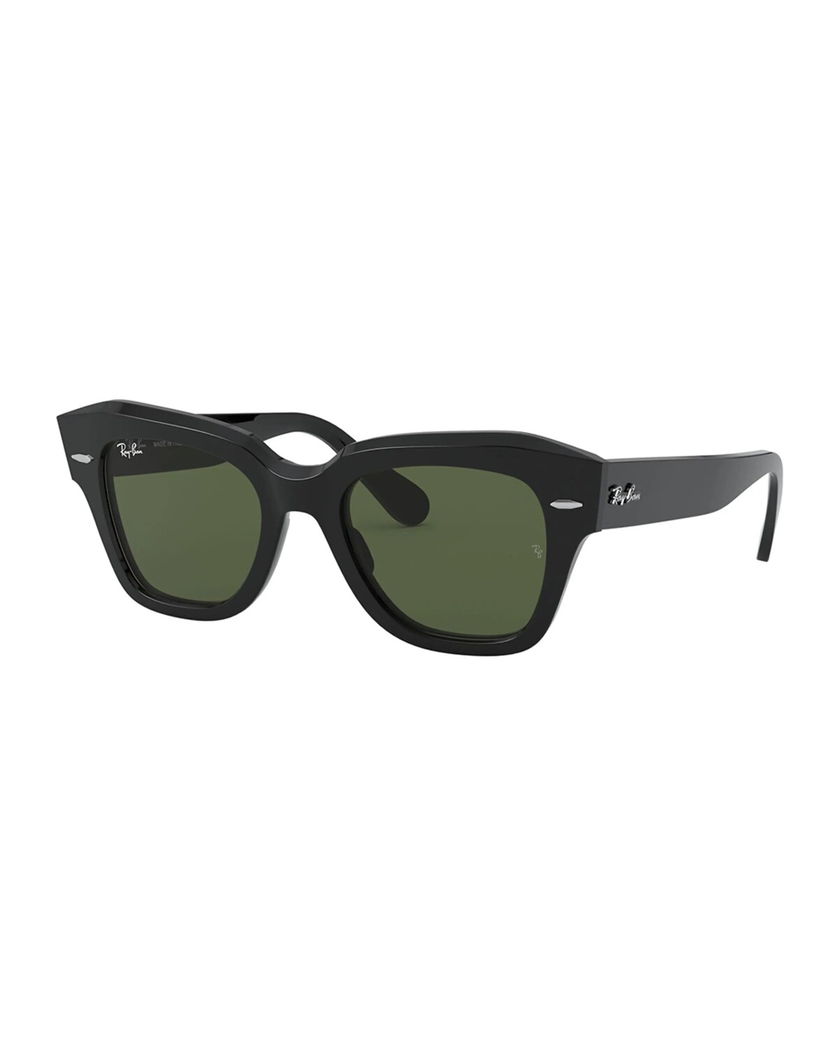 

Квадратные солнцезащитные очки из ацетата, 49ММ Ray-Ban, черный