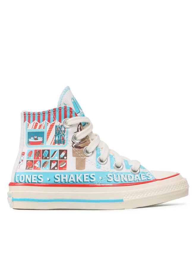 Converse Кроссовки Chuck 70 Hi A00395C из парусины, разноцветные