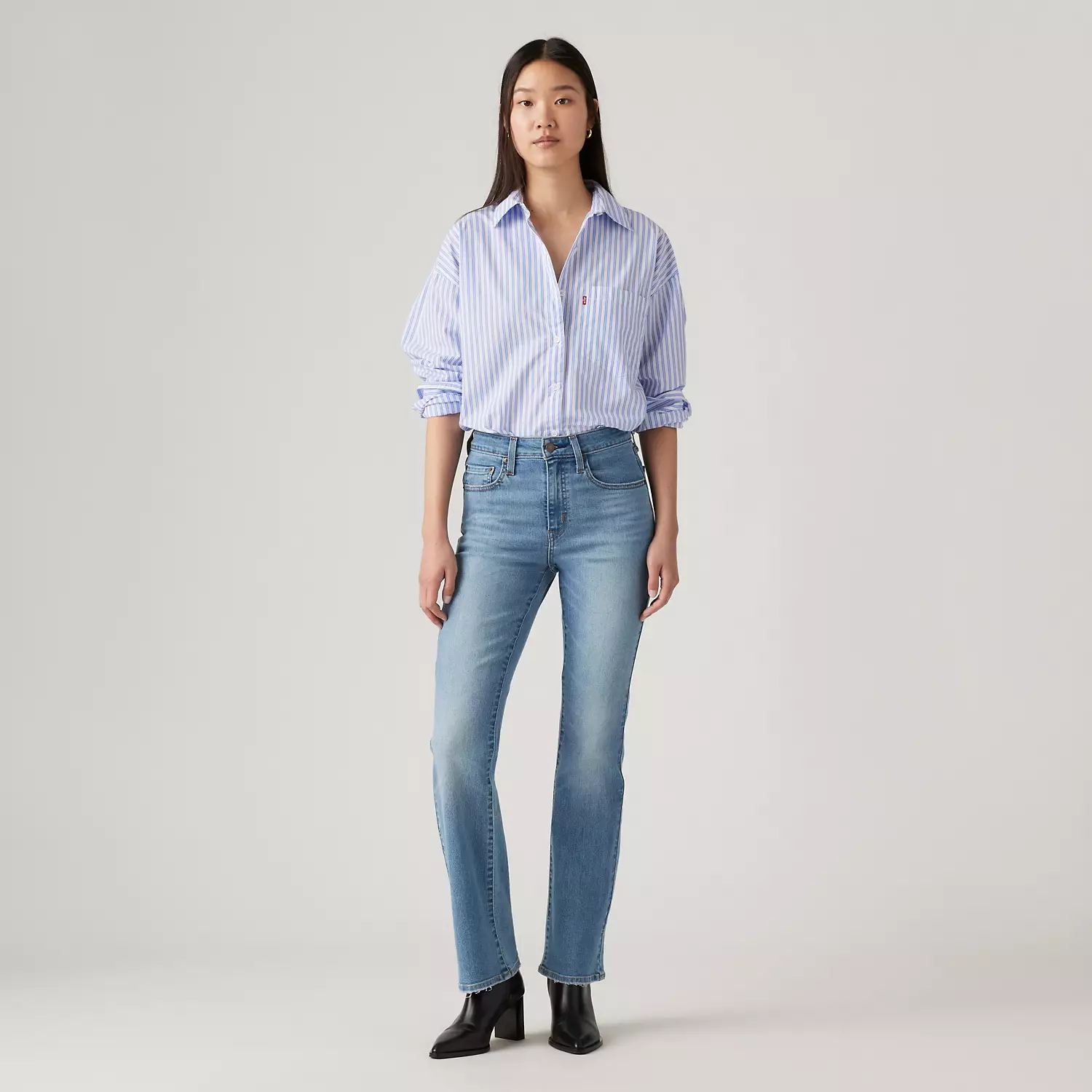 

725 Heritage Bootcut женские джинсы на молнии Levi's, цвет Many Thanks - Medium Wash
