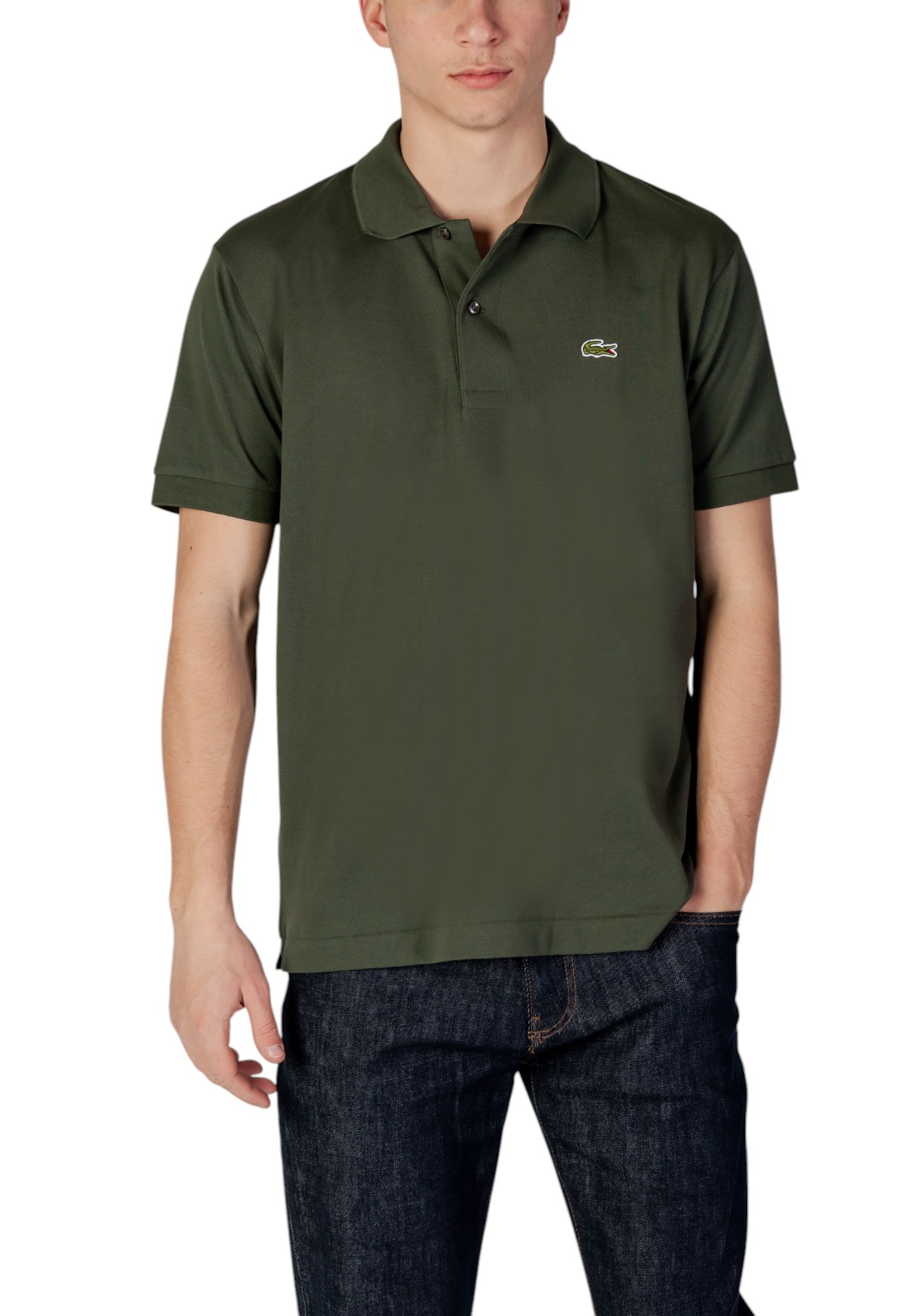 

Поло Lacoste, зеленый
