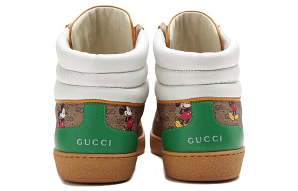 Кроссовки x disney mickey mouse gg sneakers 'brown yellow' Gucci, мультиколор — фото 3