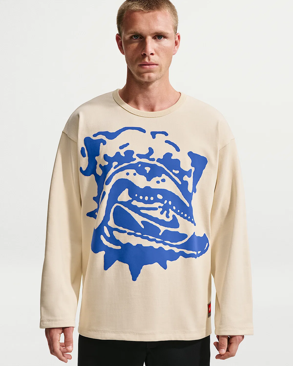Мужская футболка Nike Life средней плотности, Coconut Milk/Game Royal