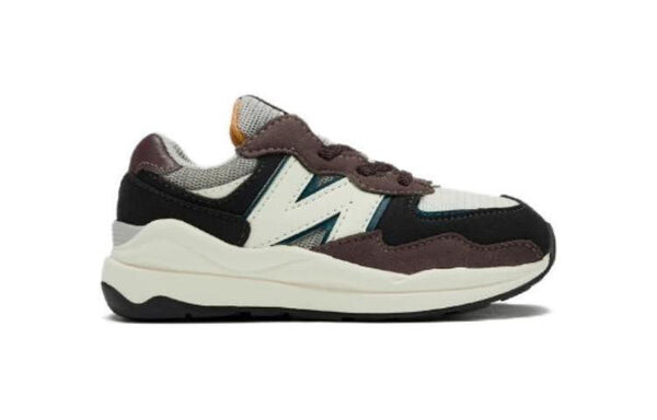 Кроссовки (TD) New Balance 57/40 Running Shoes 'Brown White Black', коричневый — фото 2