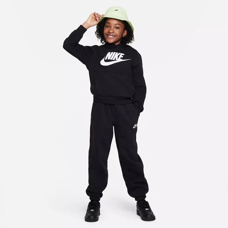 

Флисовая худи Nike All Kids Fit Sportswear Club, черный/белый