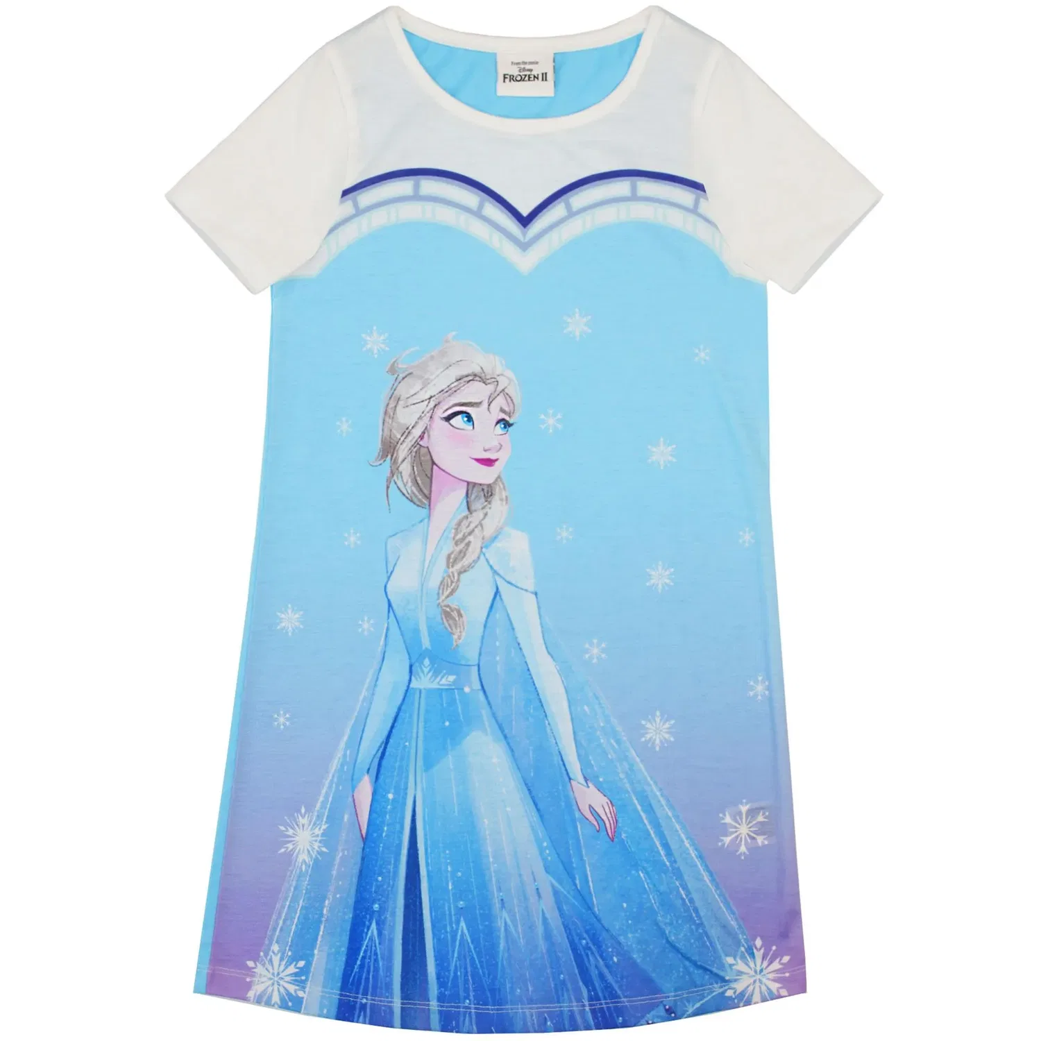 Ночная рубашка Frozen с Эльзой Disney, синий — фото 4